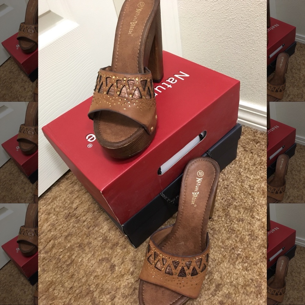 💠NEW💠Tan Maroon Sandal
